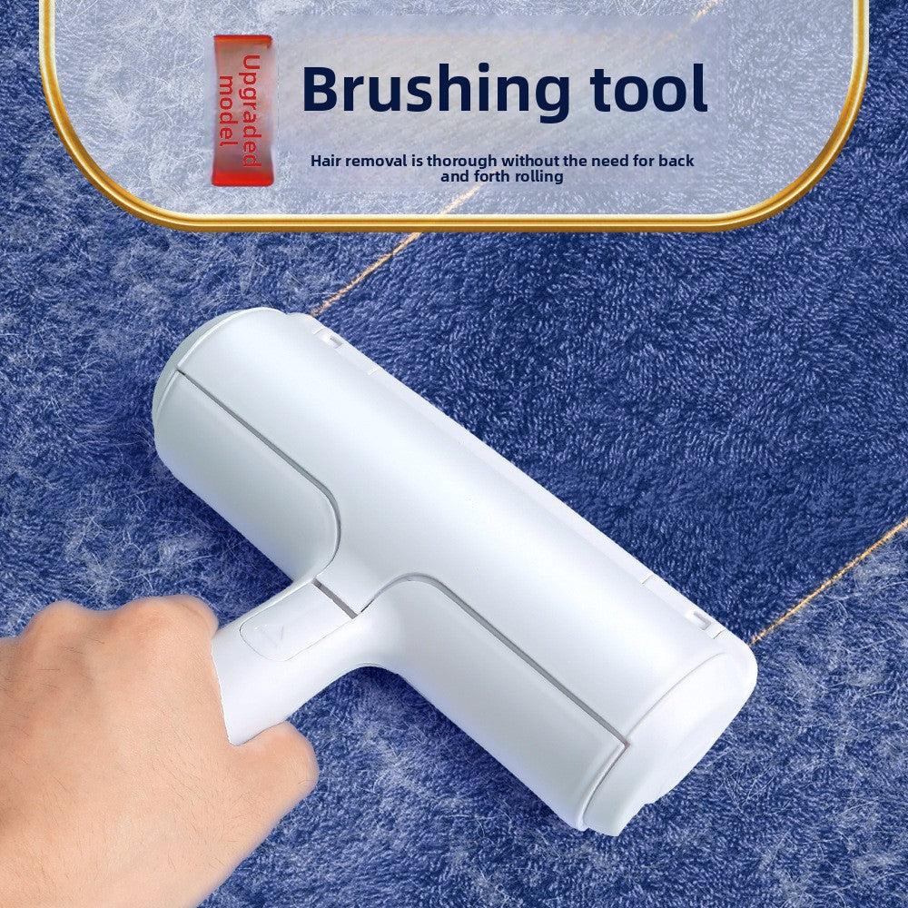 Reusable pet hair remover roller for sofa, clothes and carpet cleaning