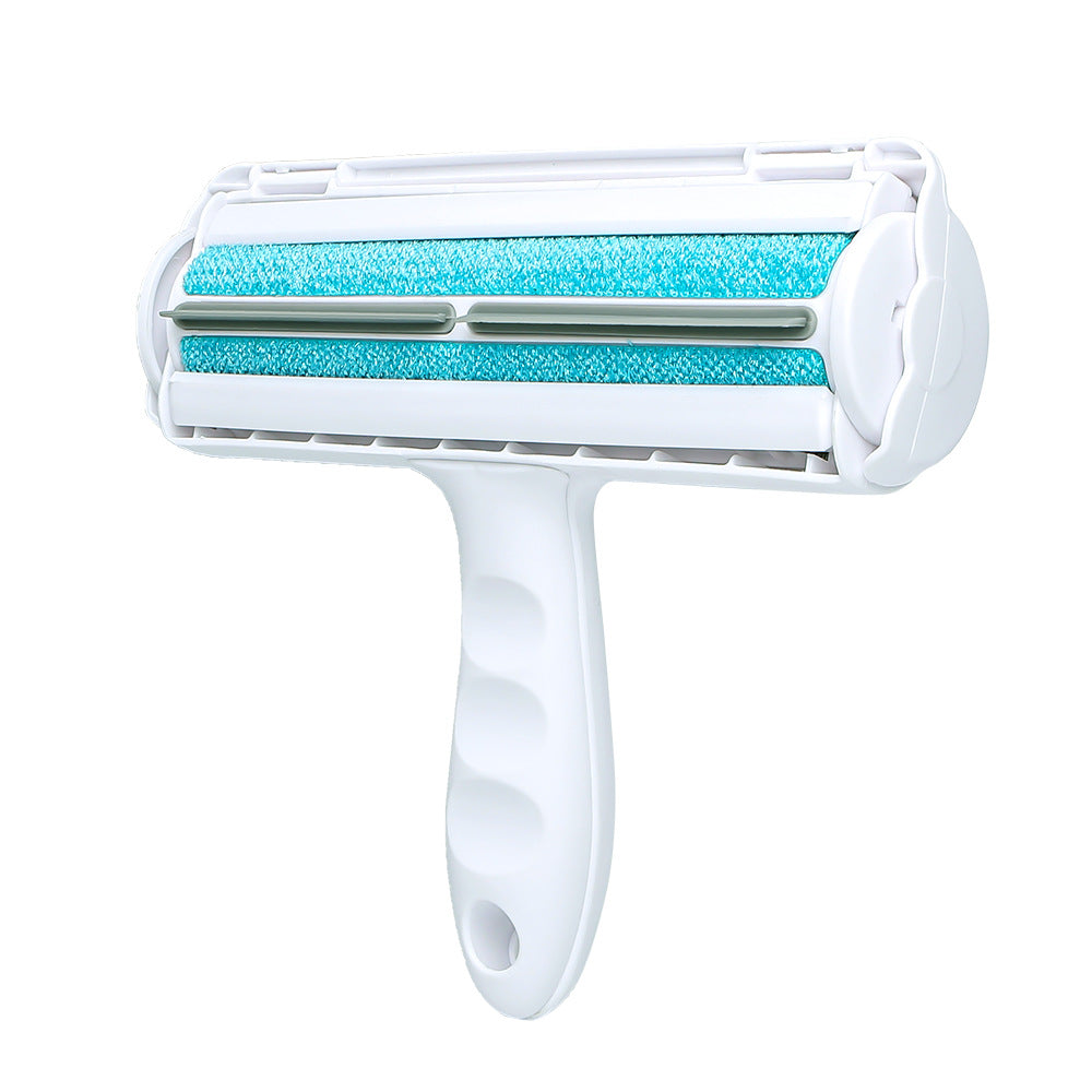Reusable pet hair remover roller for sofa, clothes and carpet cleaning